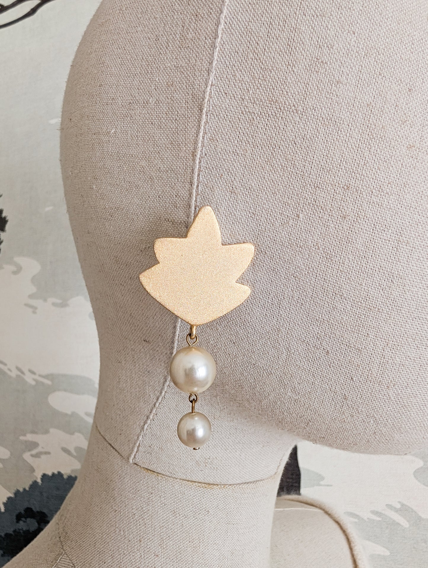 Boucles oreilles percées Biche de Berre