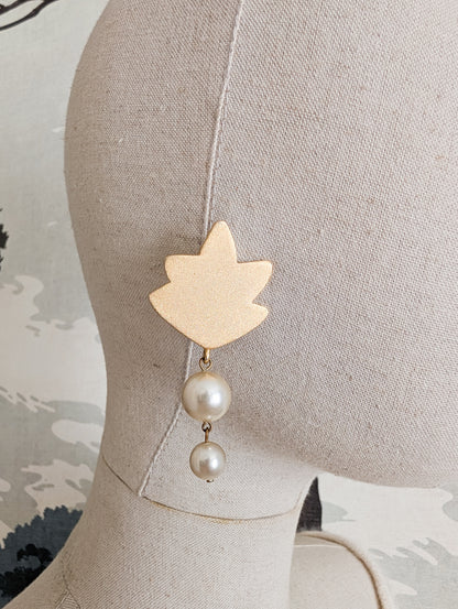 Boucles oreilles percées Biche de Berre