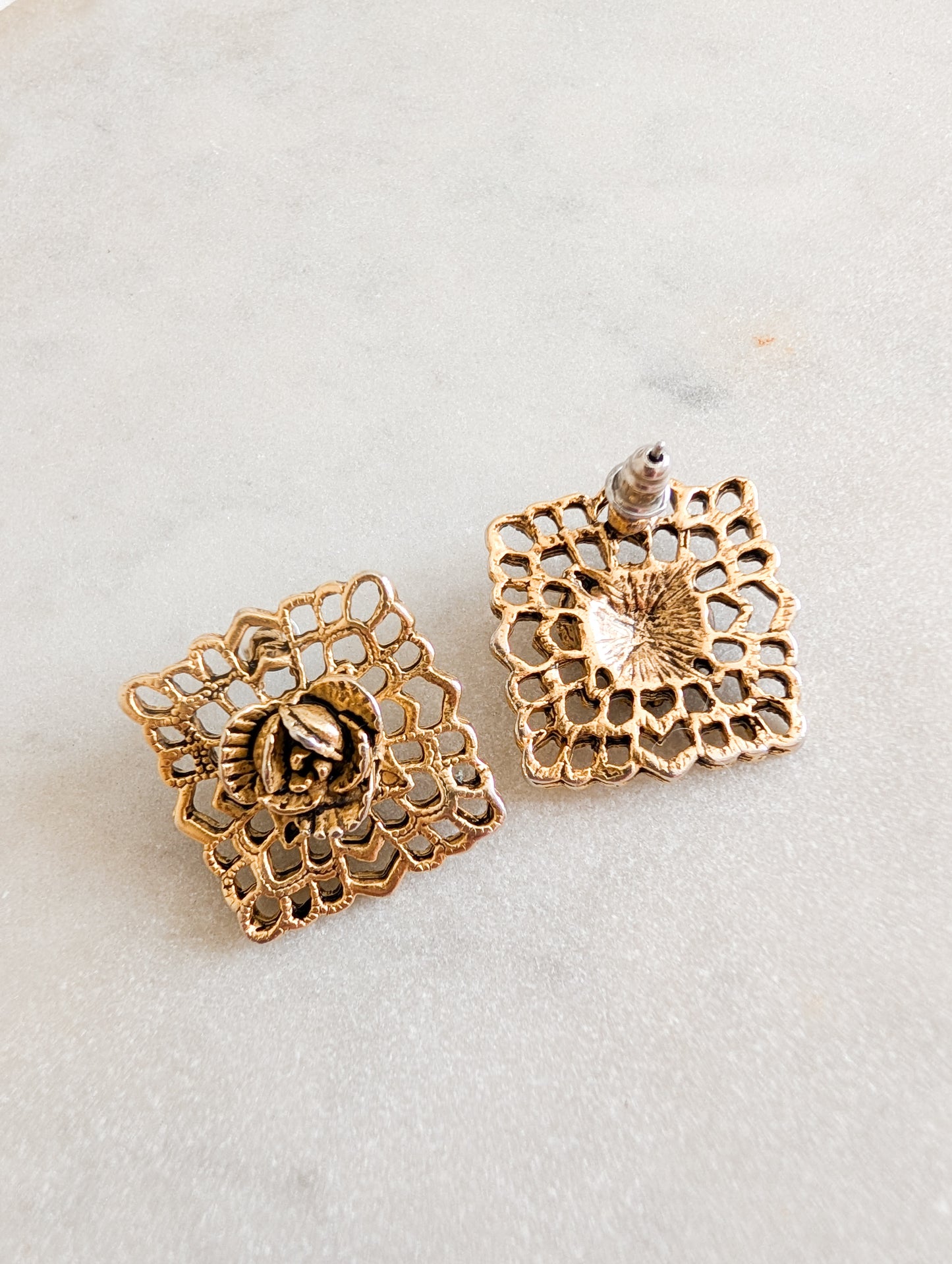 Boucles américaines oreilles percées