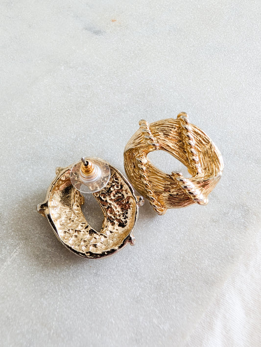 Boucles 60's oreilles percées