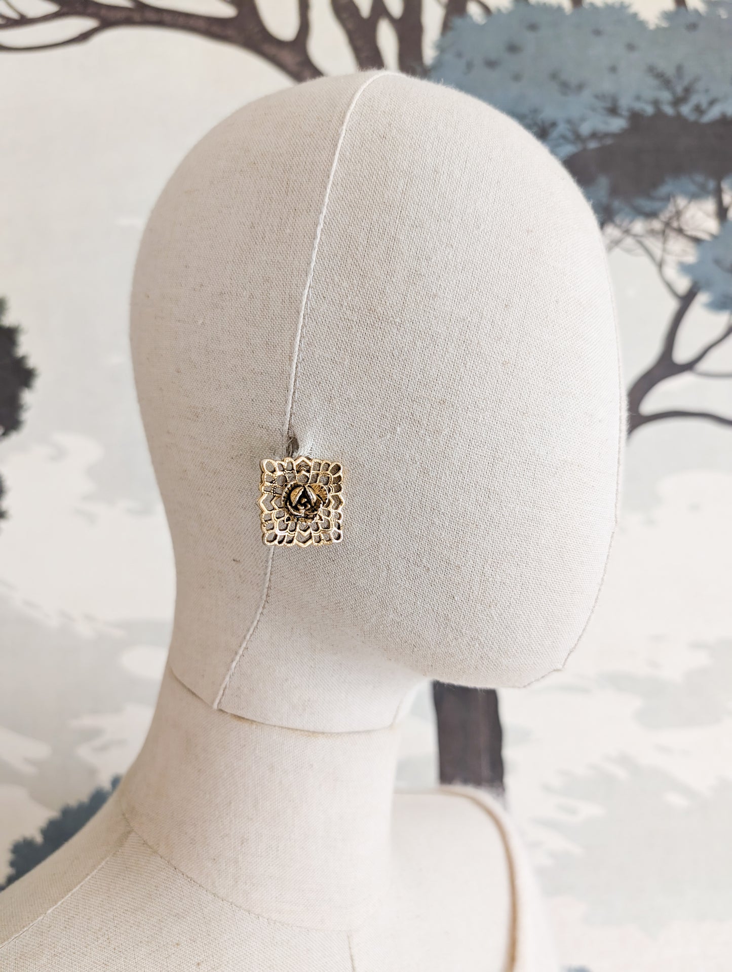 Boucles américaines oreilles percées