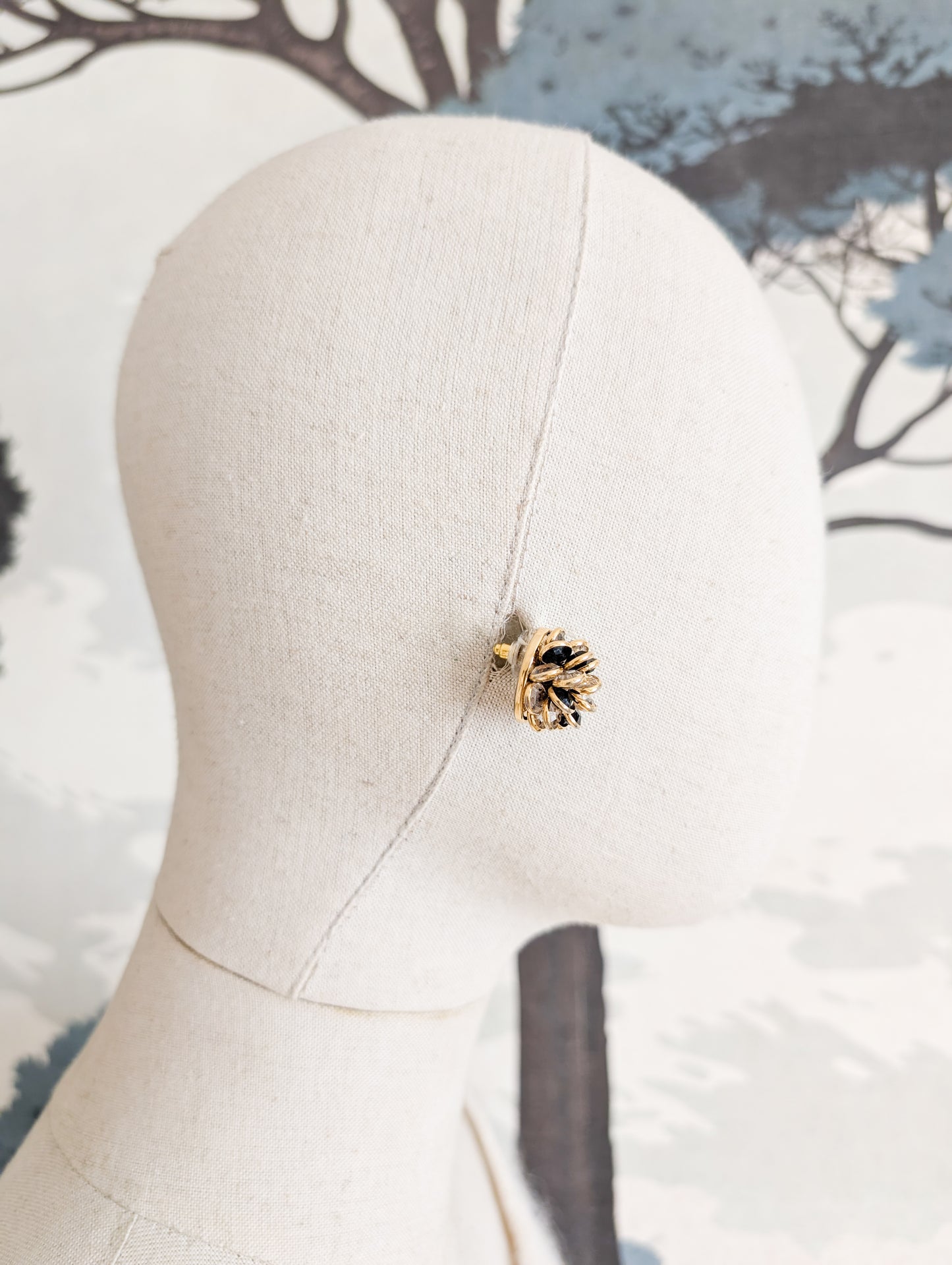 Boucles Monet 60's oreilles percées