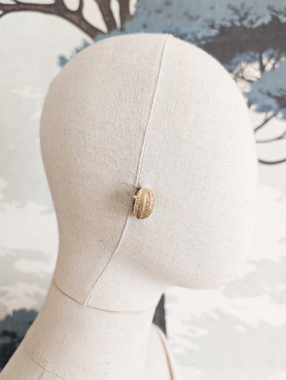 Boucles américaines 60's oreilles percées