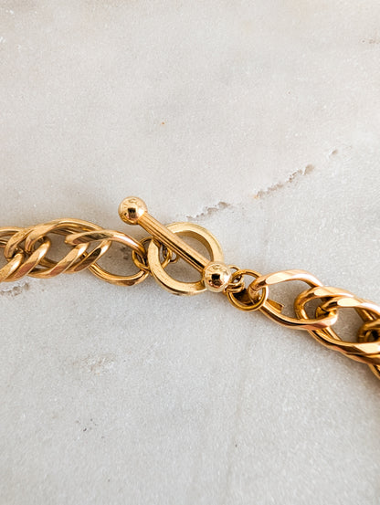 Collier maille 70's Corocraft