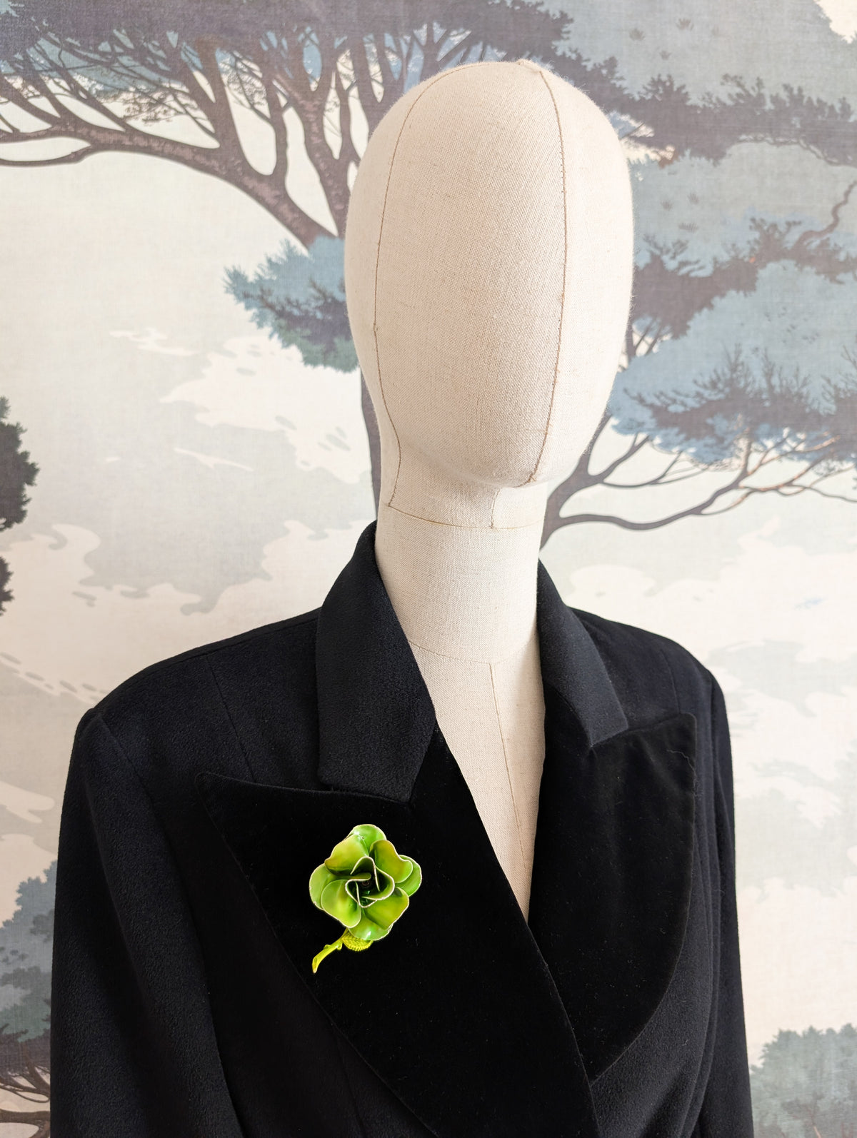 Broche fleur 50's