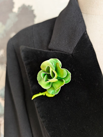 Broche fleur 50's