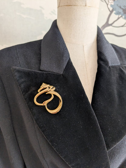 Broche coquillage 80's
