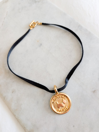 Médaille Agatha ruban et chaîne