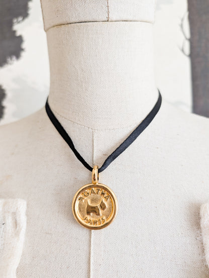 Médaille Agatha ruban et chaîne