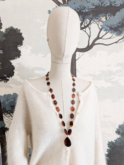 Sautoir en Agates 1970