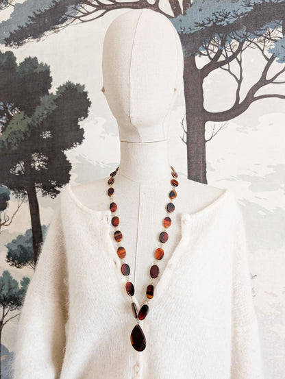 Sautoir en Agates 1970