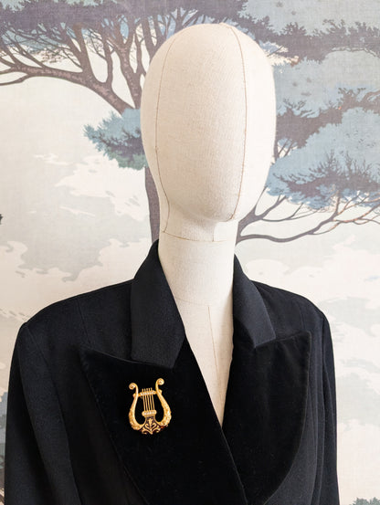 Broche lyre