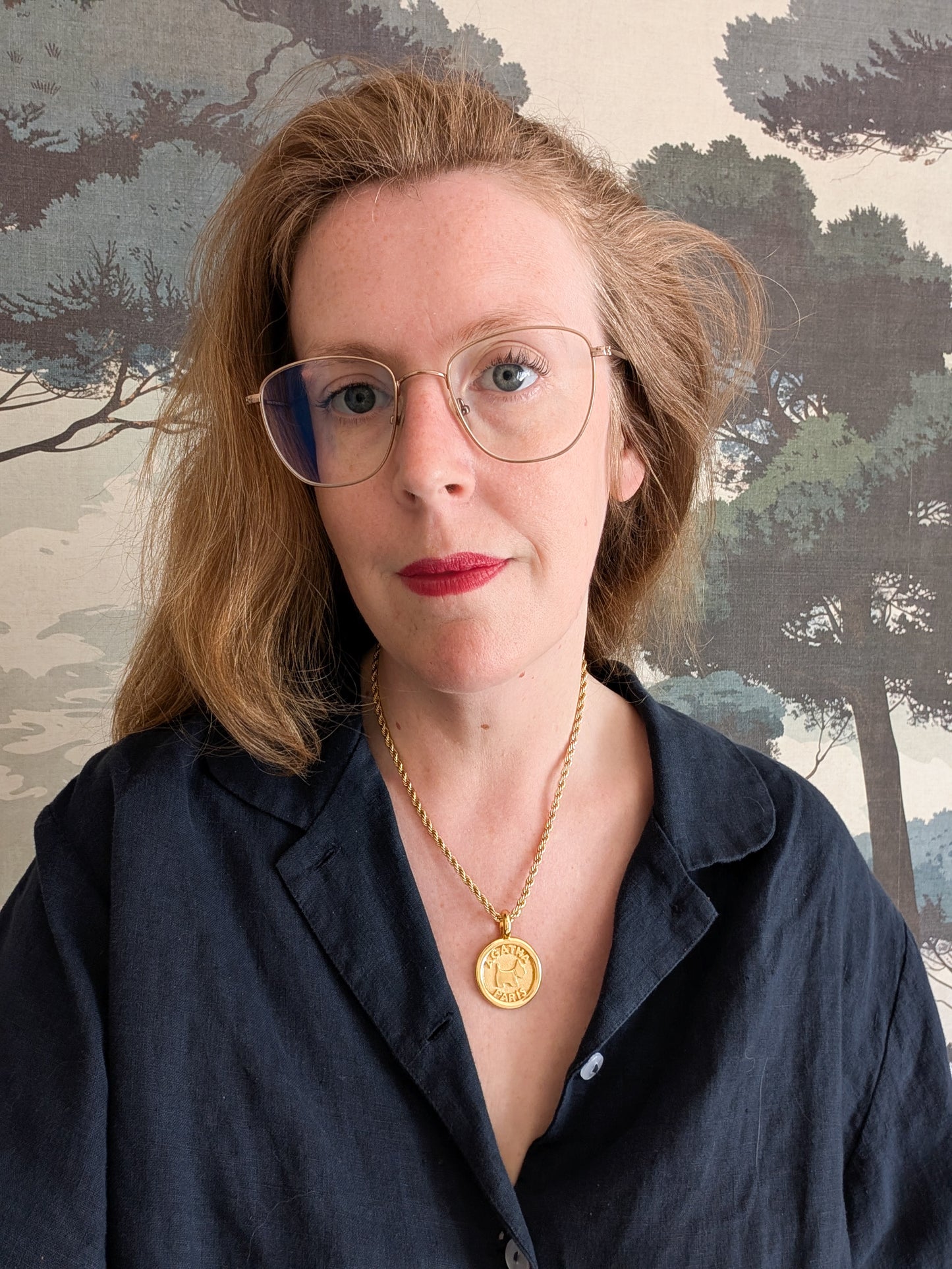 Médaille Agatha ruban et chaîne
