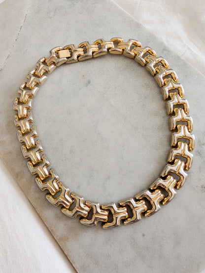 Collier maille 80's