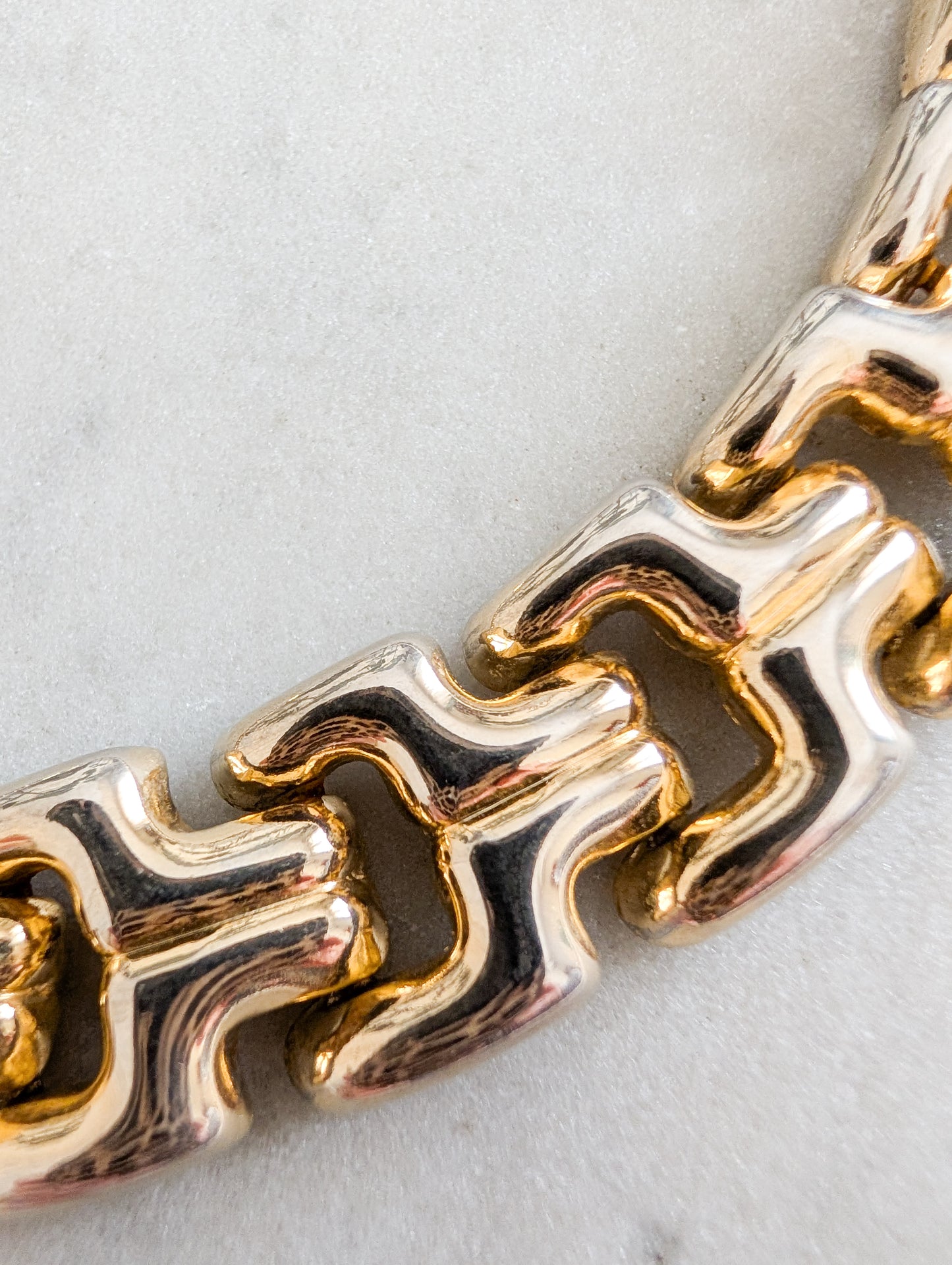 Collier maille 80's