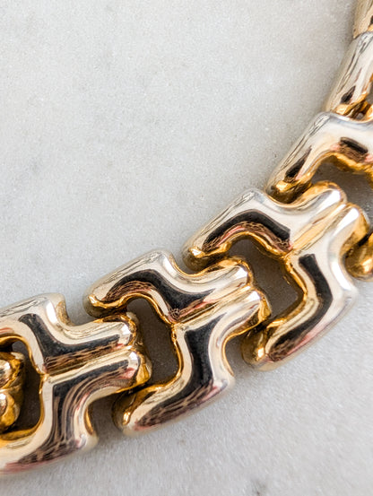 Collier maille 80's