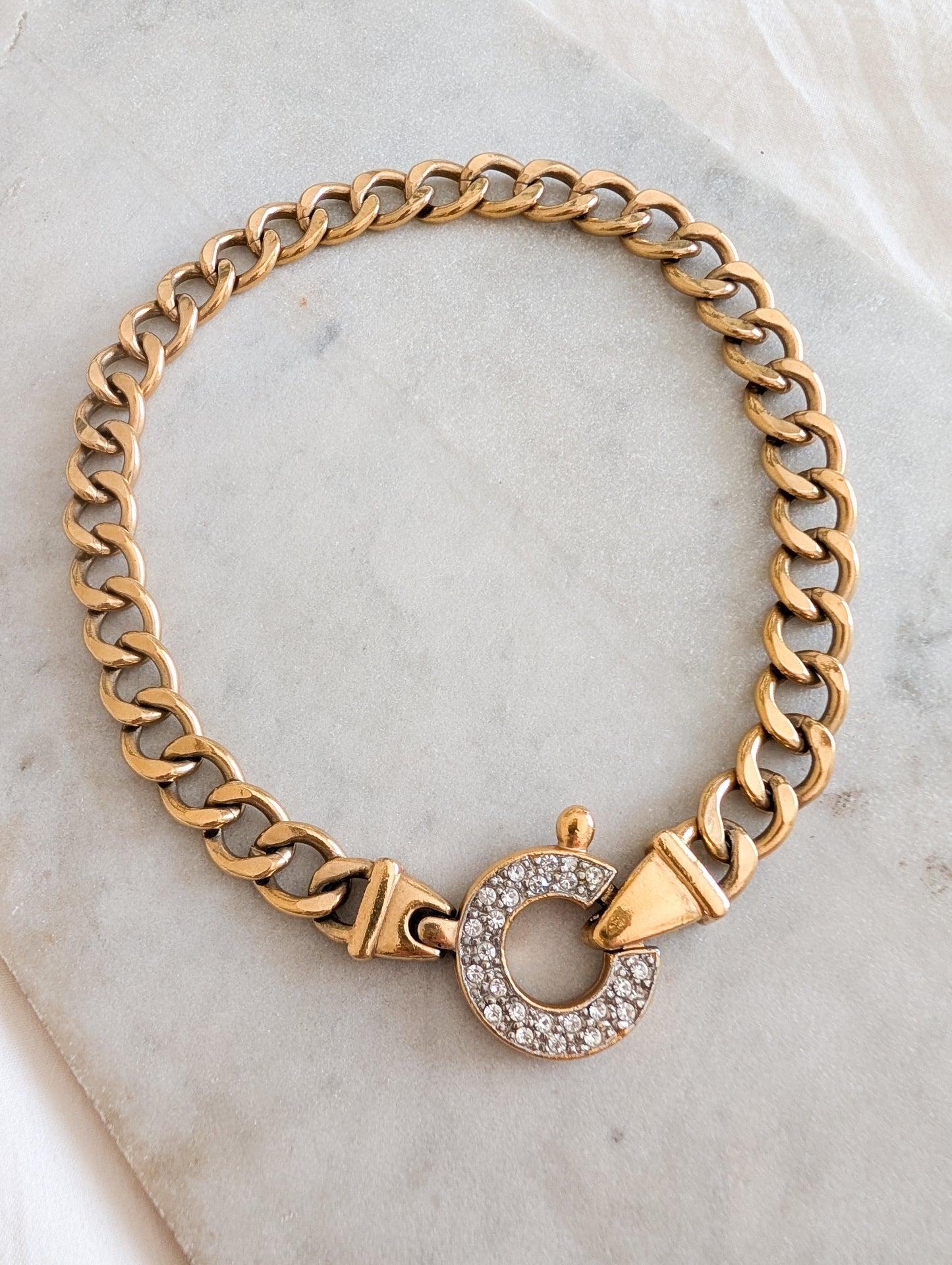 Collier gourmette Agatha