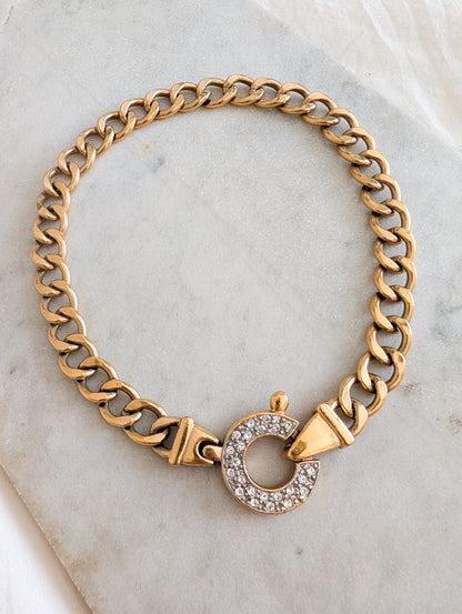 Collier gourmette Agatha