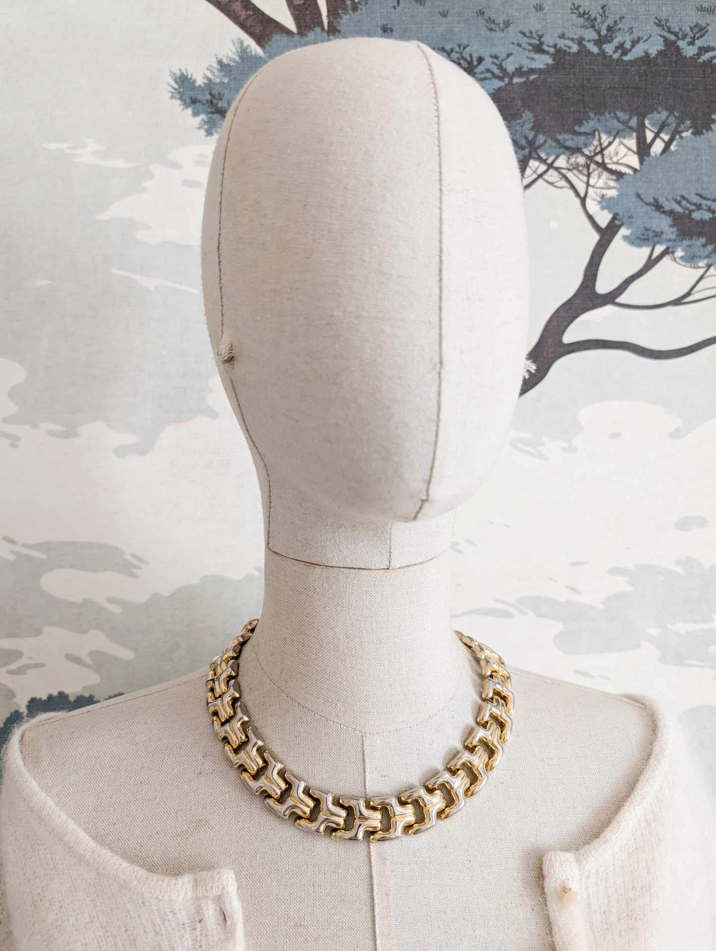 Collier maille 80's