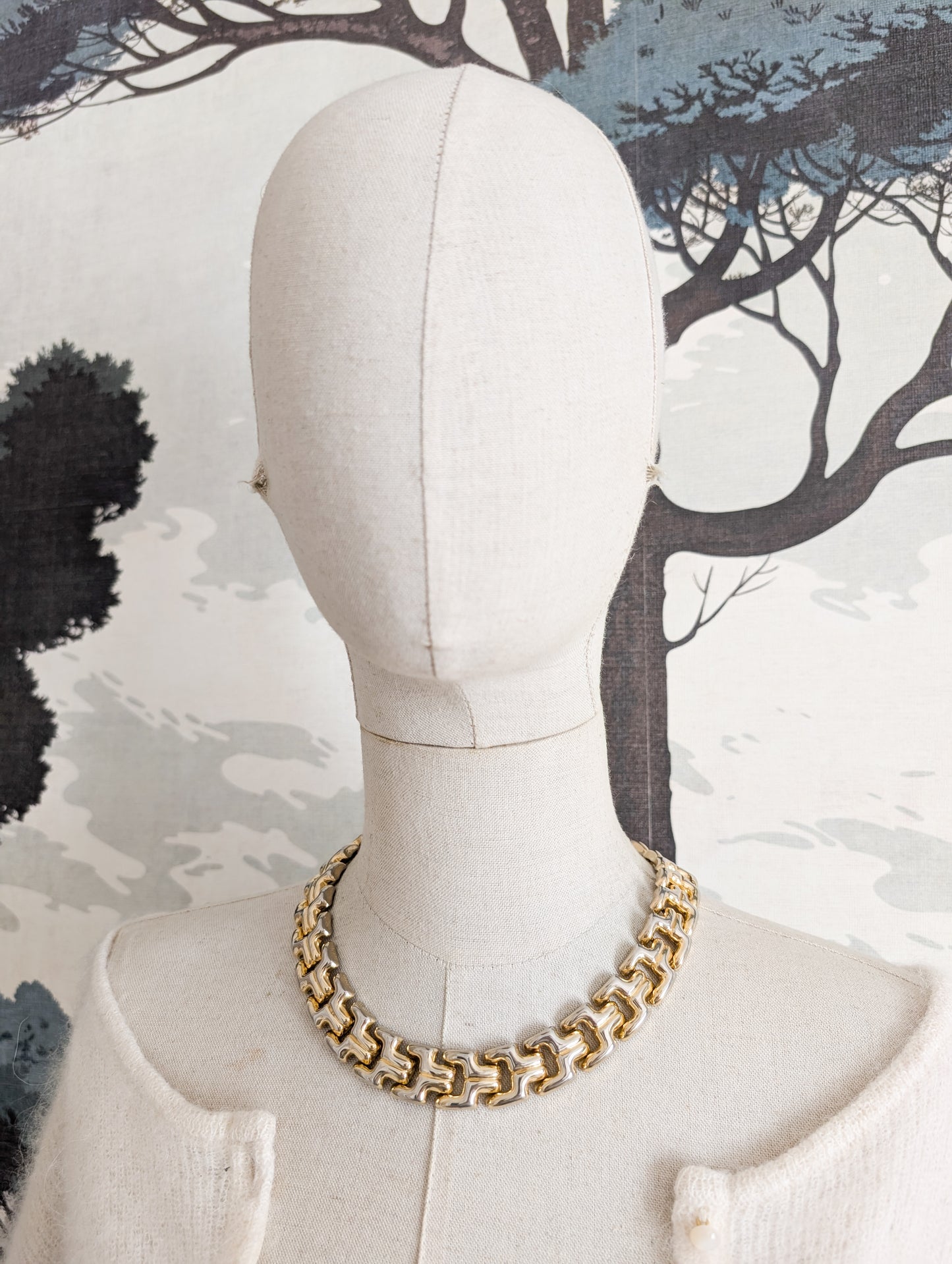Collier maille 80's