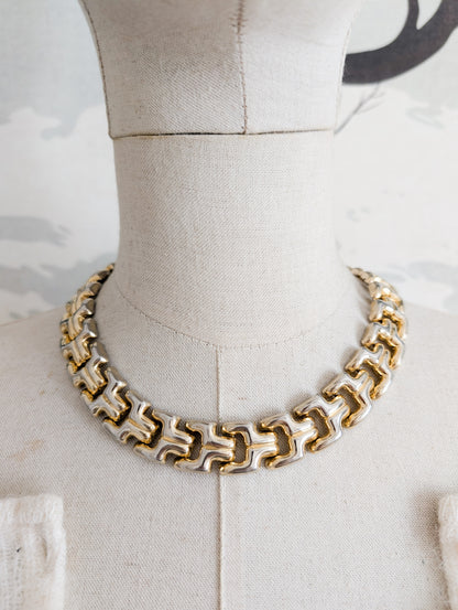 Collier maille 80's