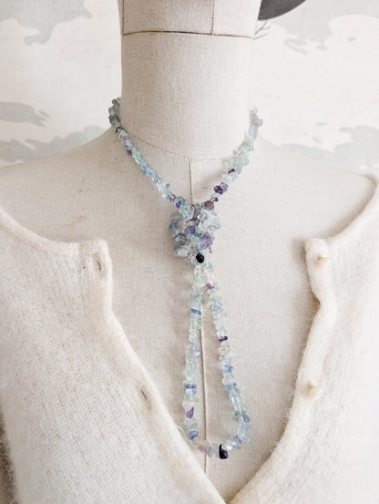 Sautoir en Fluorite