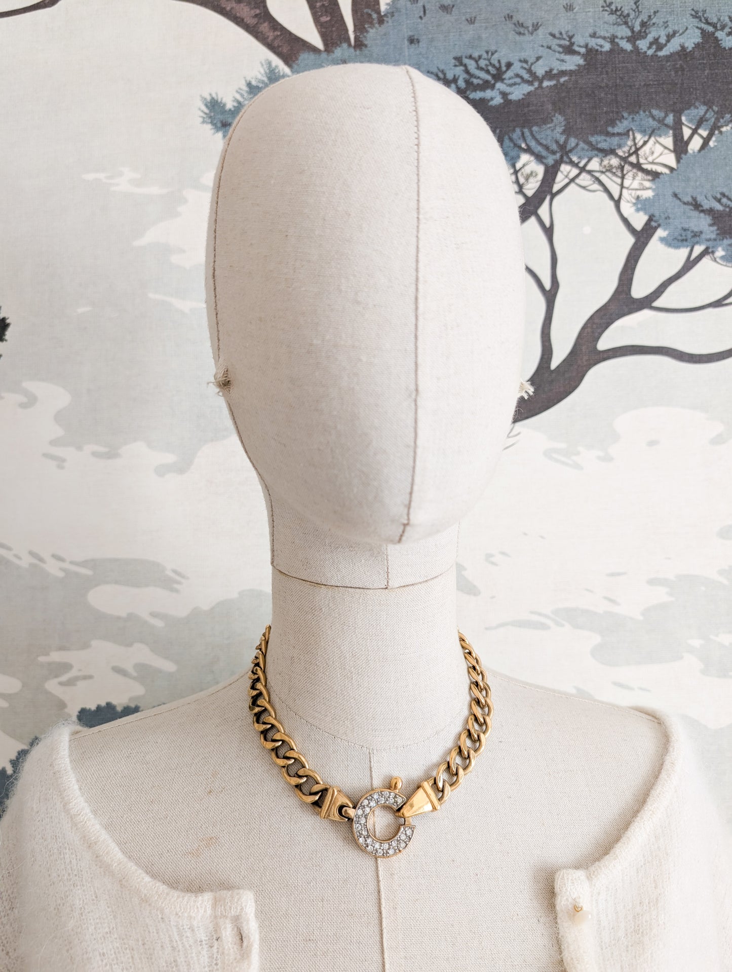Collier gourmette Agatha