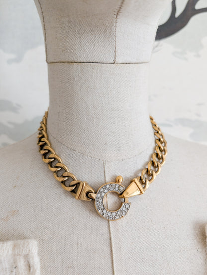 Collier gourmette Agatha