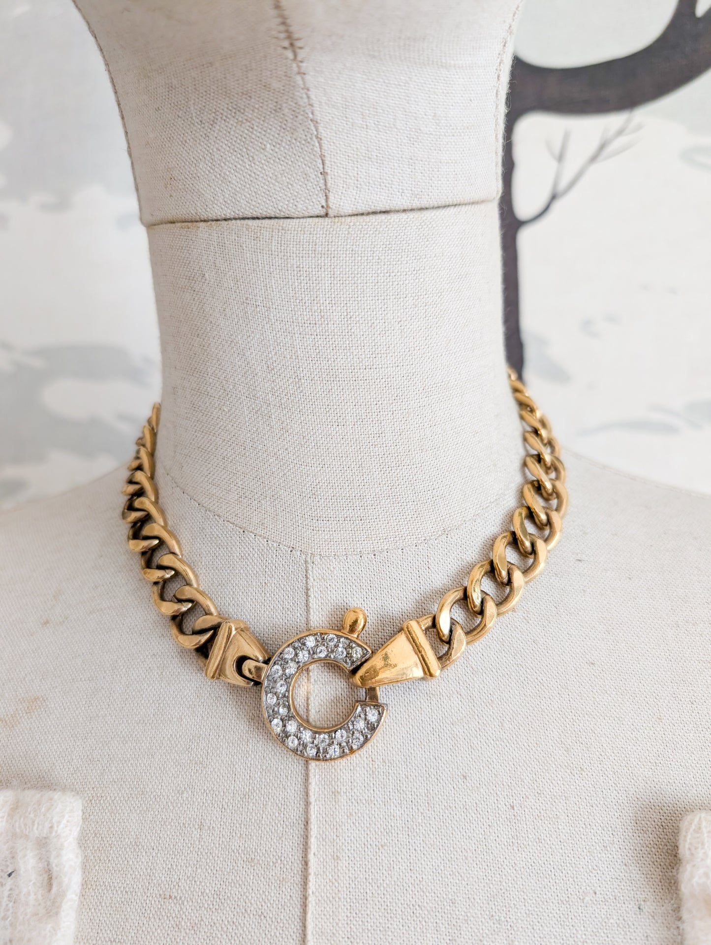 Collier gourmette Agatha