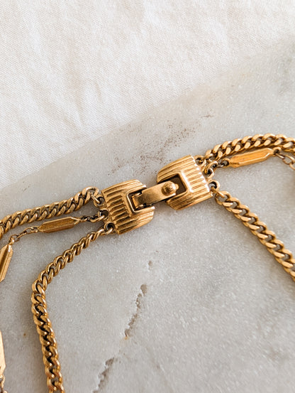 Collier Multirangs Monet 70's