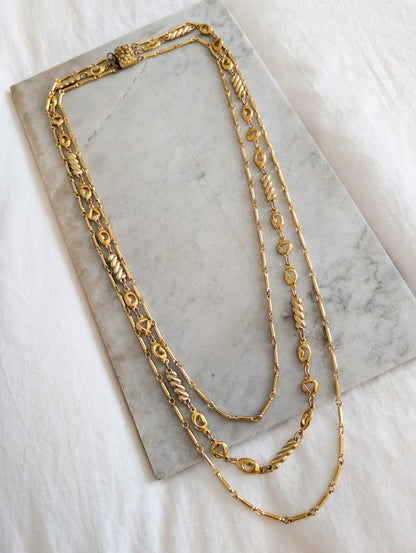 Collier Multirangs 70's