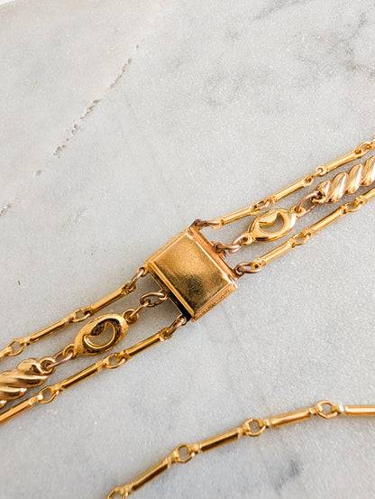Collier Multirangs 70's