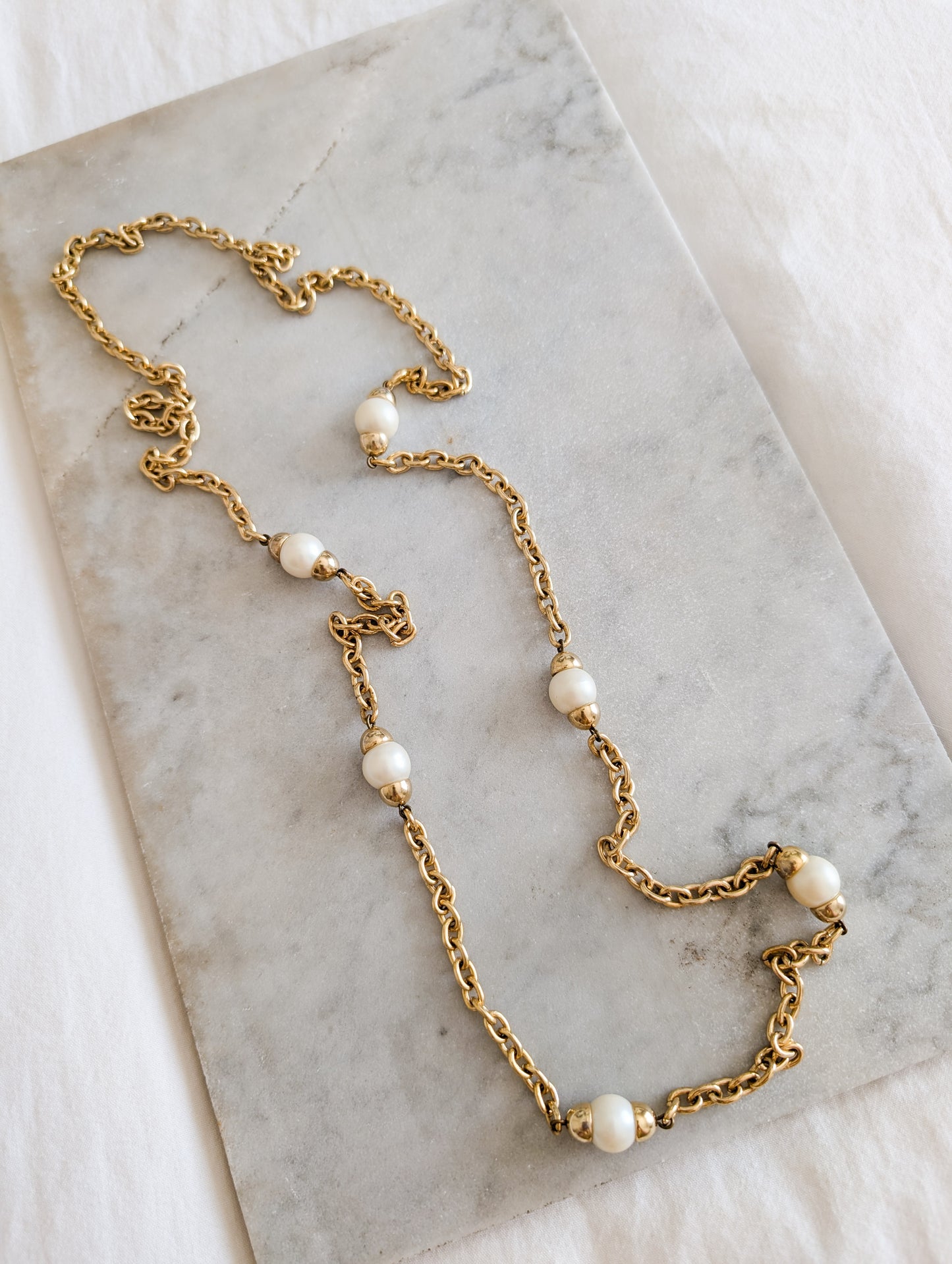 Sautoir perles 70's