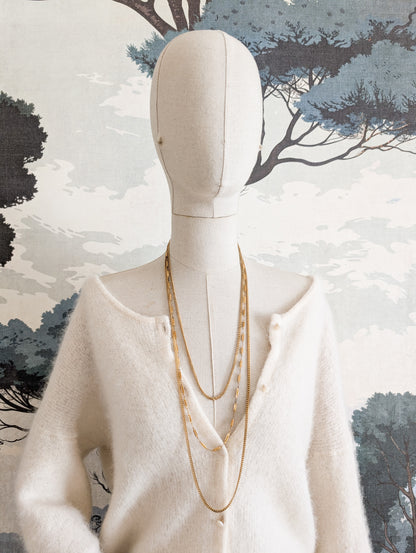 Collier Multirangs Monet 70's