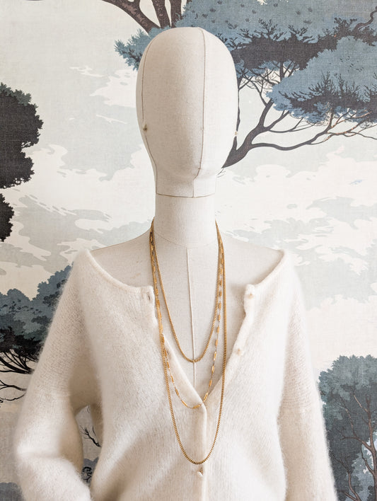 Collier Multirangs Monet 70's