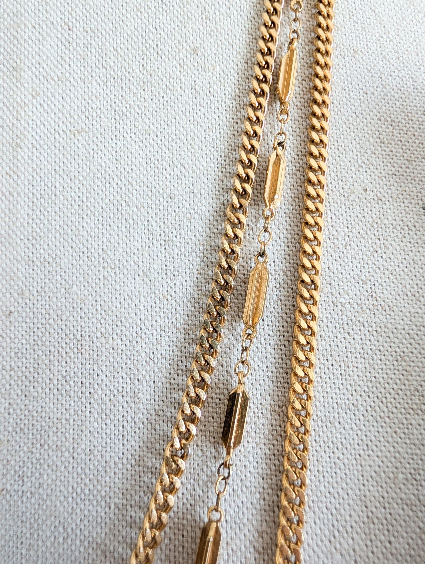 Collier Multirangs Monet 70's