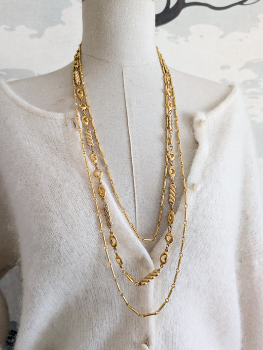 Collier Multirangs 70's