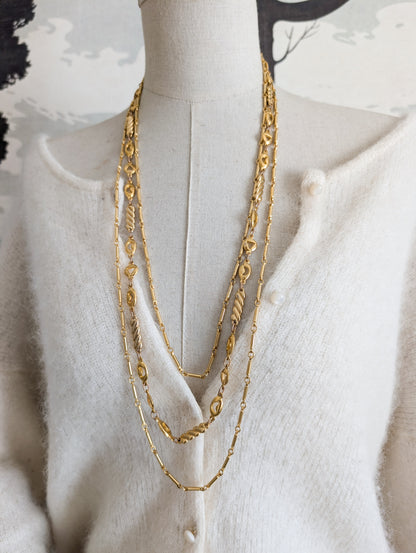 Collier Multirangs 70's