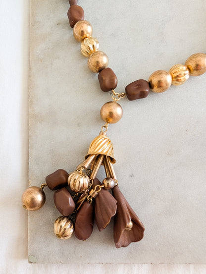 Long collier de perles 70's