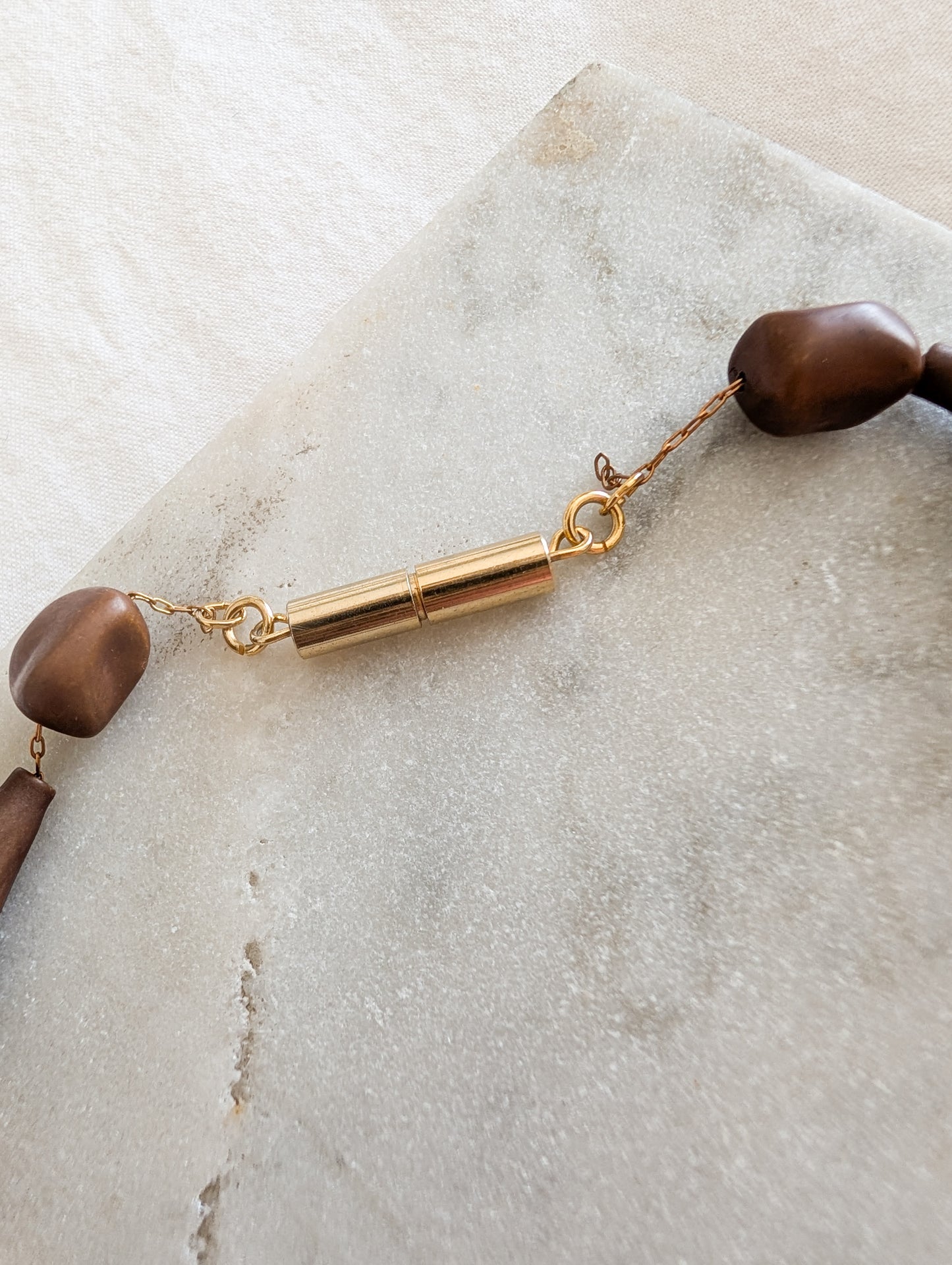 Long collier de perles 70's