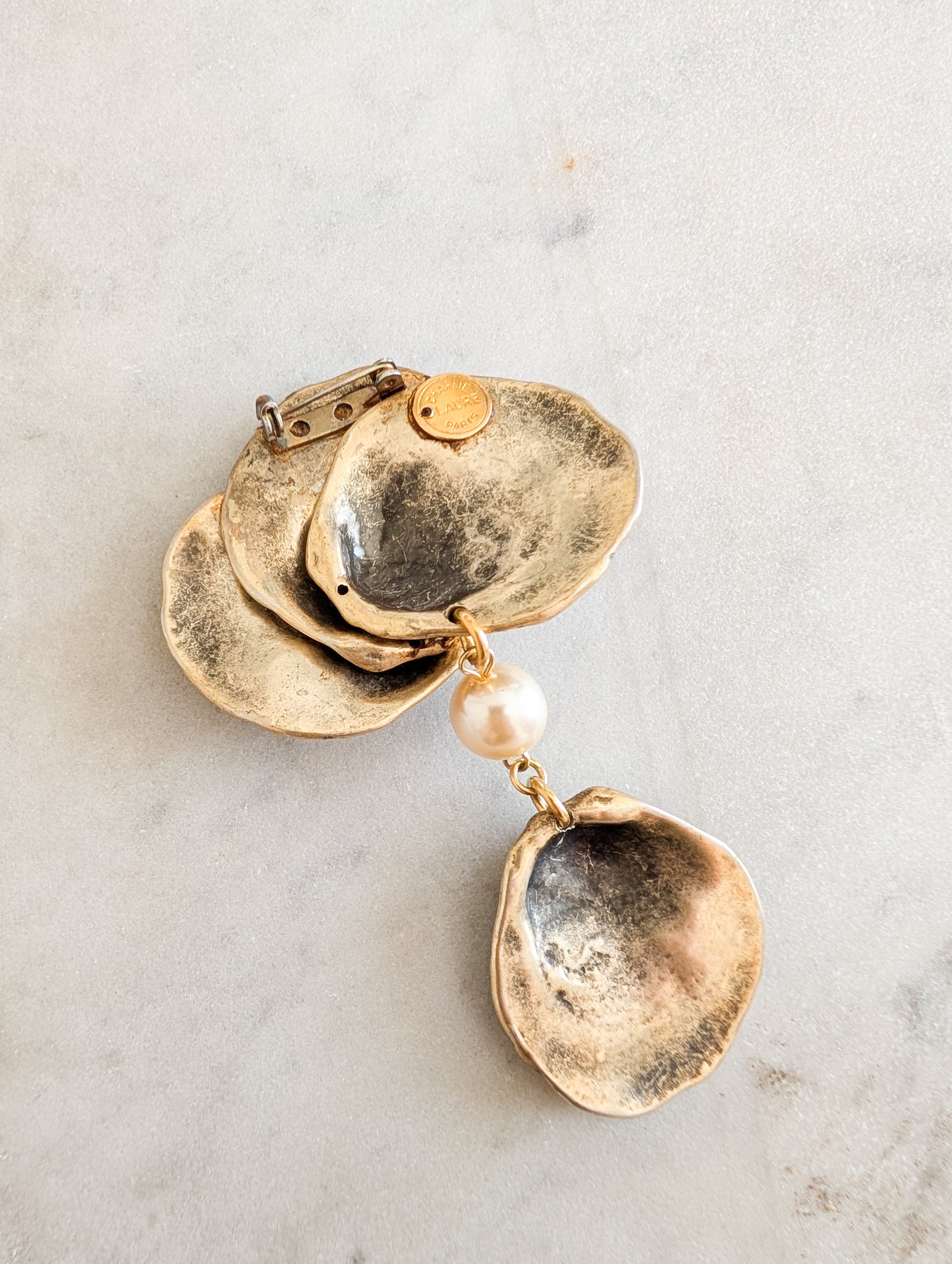 Grande broche coquillage Charlie Laure