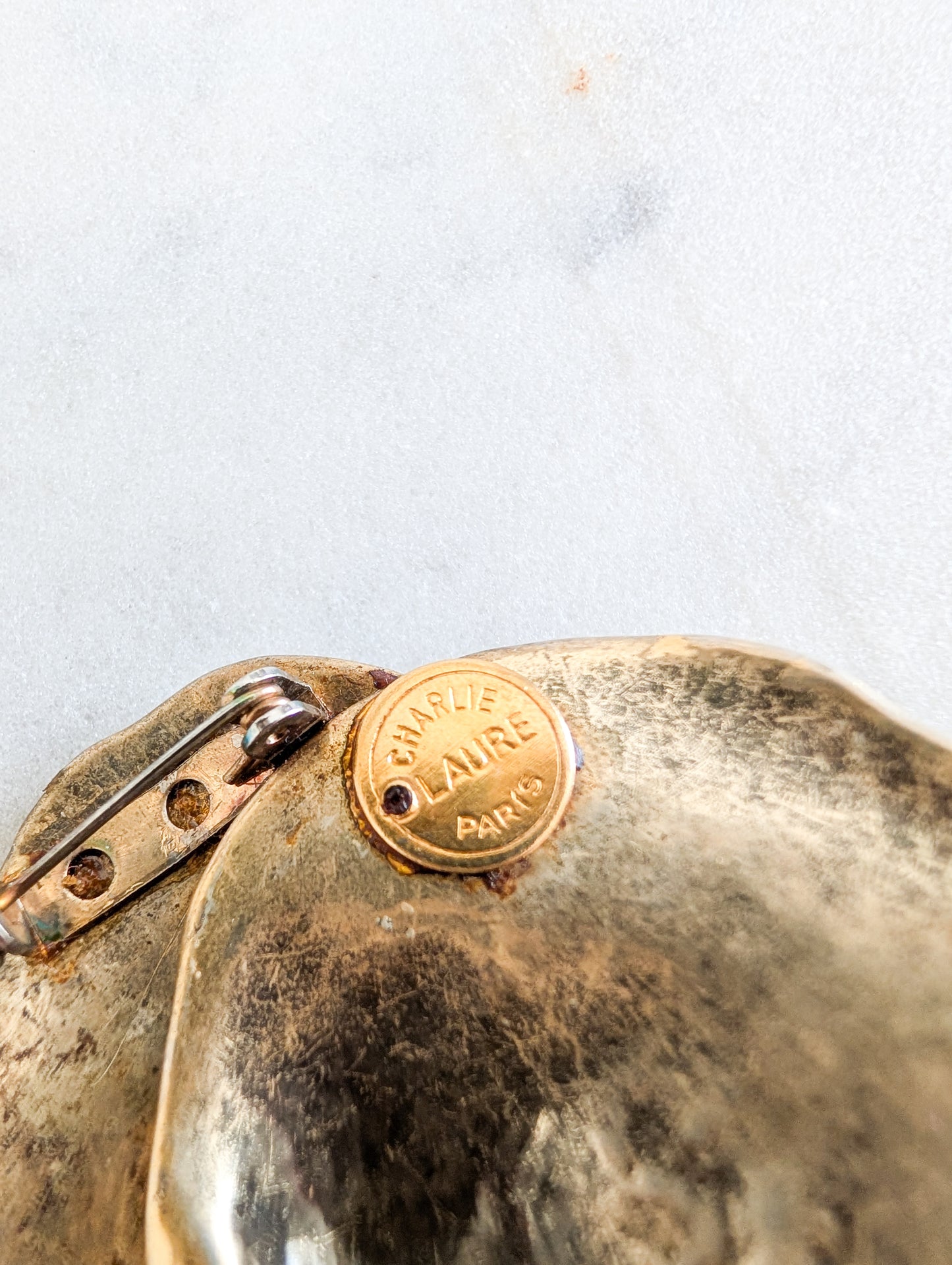 Grande broche coquillage Charlie Laure