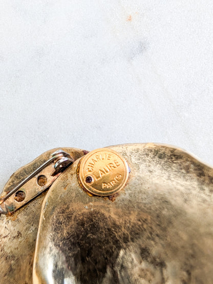 Grande broche coquillage Charlie Laure