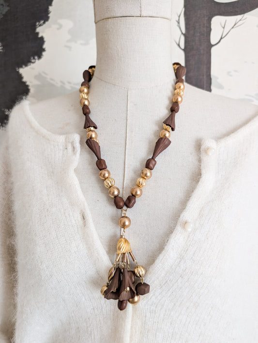 Long collier de perles 70's