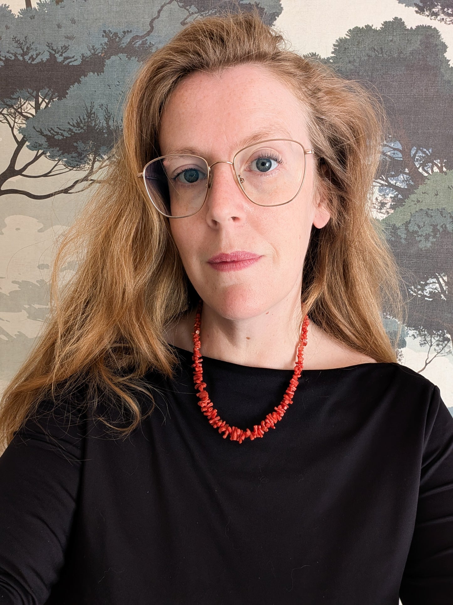 Collier en corail véritable 50/60's