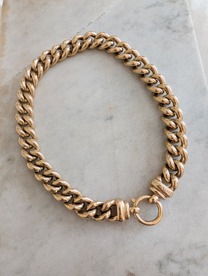 Collier gourmette Agatha