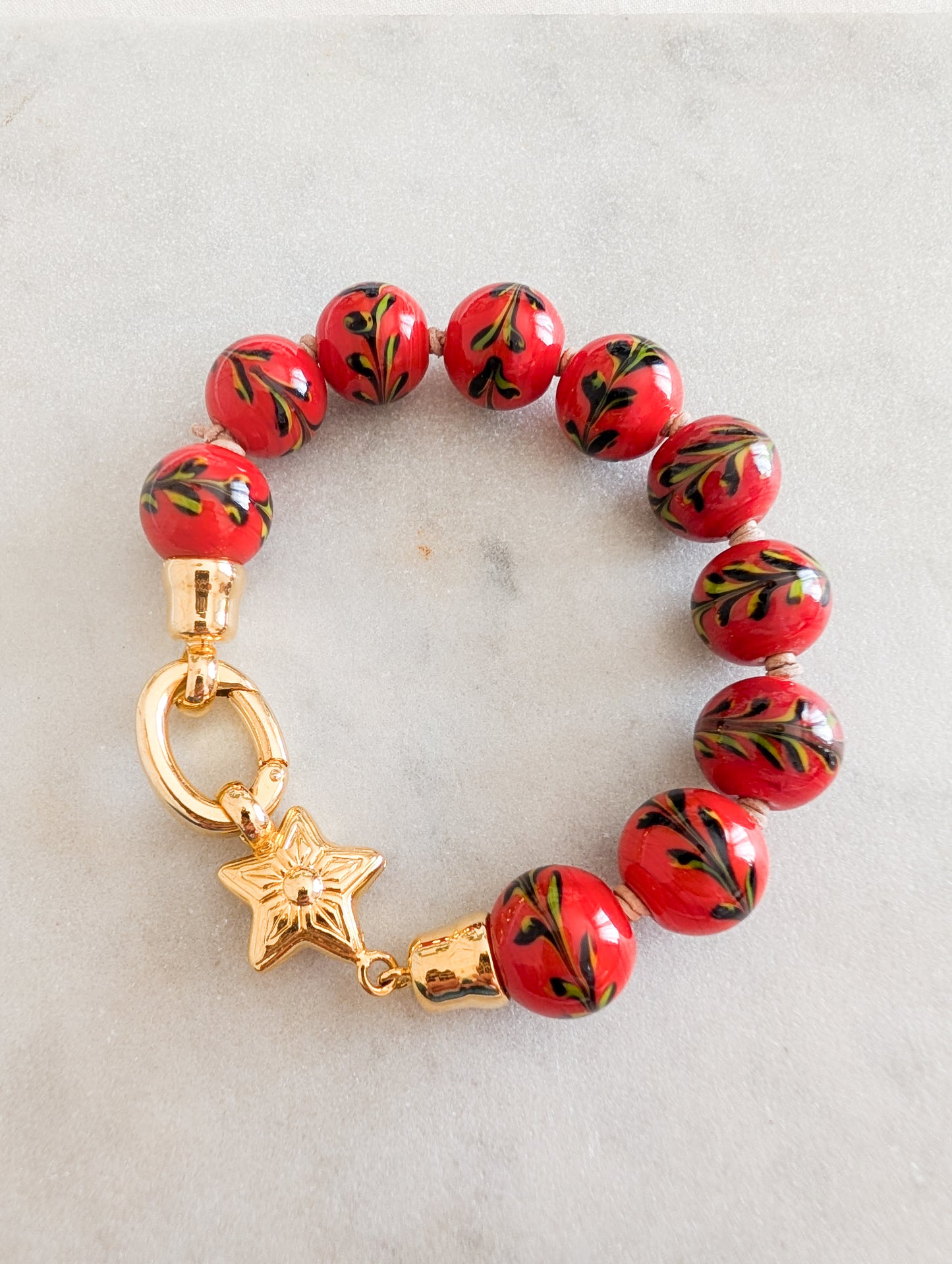 Bracelet en verre de Murano