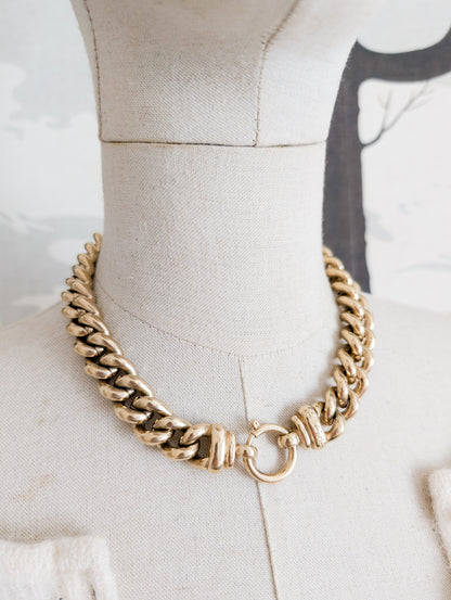 Collier gourmette Agatha