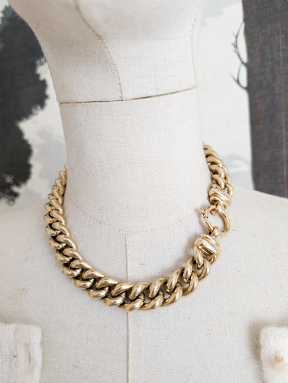 Collier gourmette Agatha