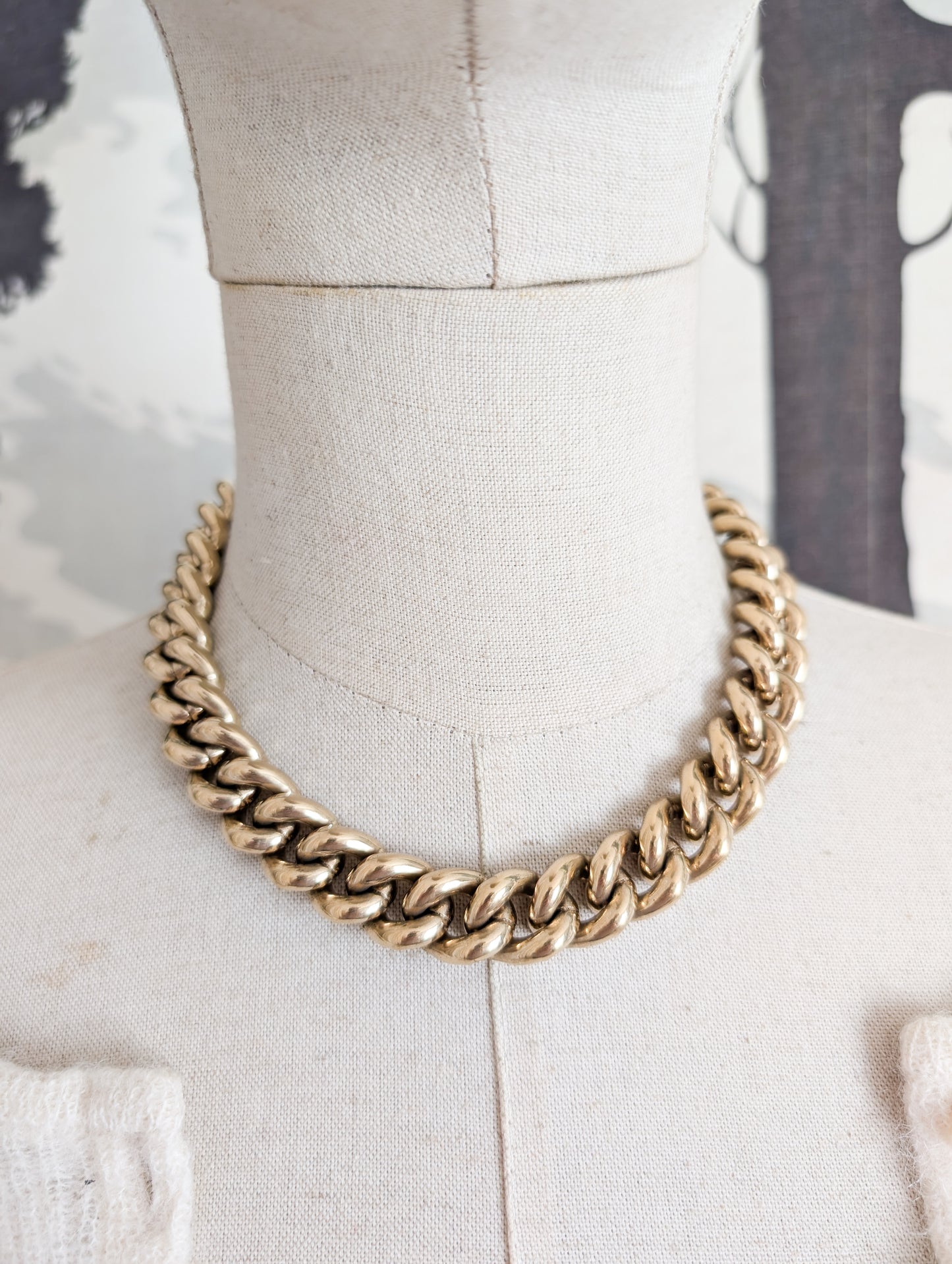Collier gourmette Agatha
